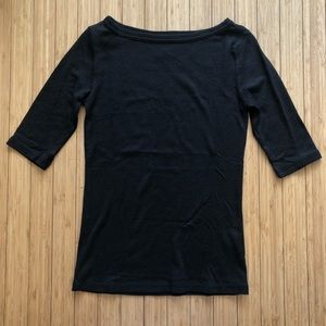 Michael Stars Boat Neck Shine Top